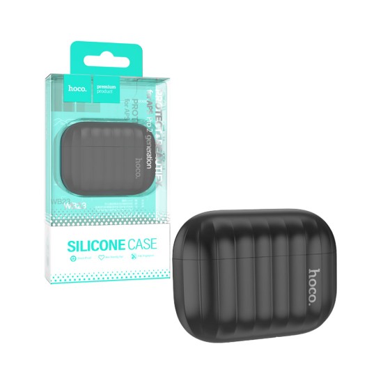 Capa Silicone Hoco WB23 Harmonious Para Airpods Pro 2 Preto